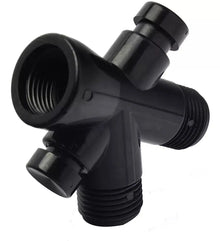 Desviador Regadera Meer Plastico Color Negro - CNX - detalle