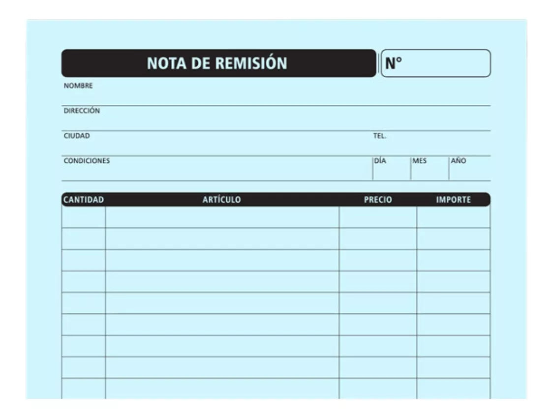 Notas Remision Autocopiante Esquela Rayter 4 Blocks 44h Cu 6071