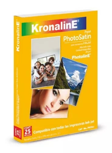 Papel Photosatin Inkjet Kronaline Ph393 Carta 25h Foto Satin