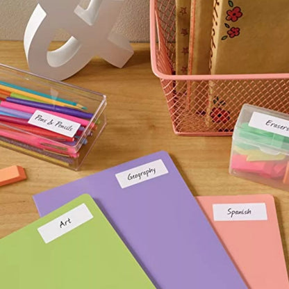 300 Etiquetas Blanca Avery Adhesivas Sobre 2.54 X 6.66 Cm