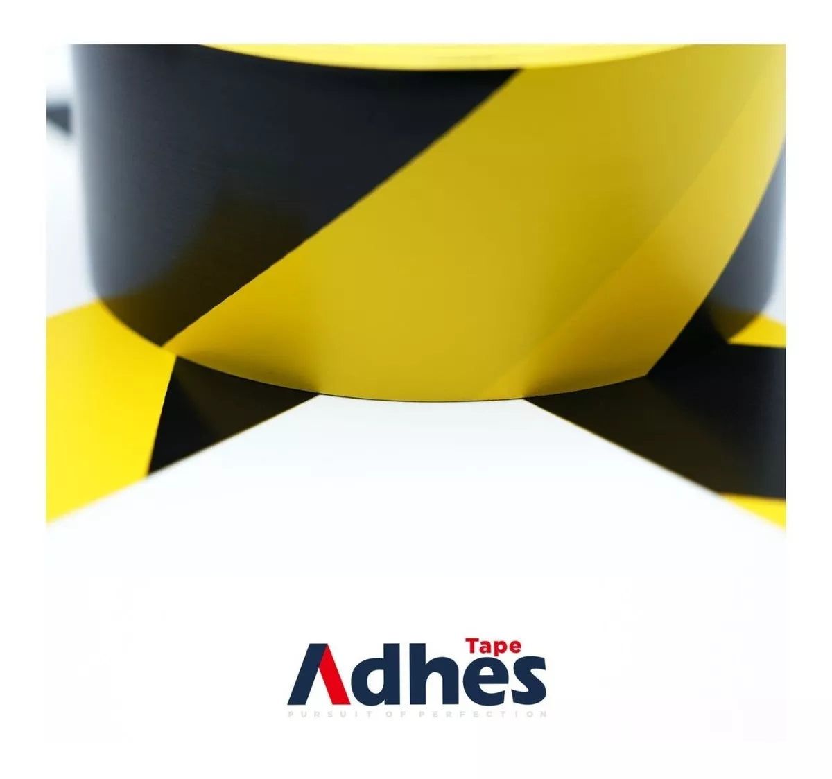 3pz Cinta Advertencia Marcaje Adhes Negro/amarillo Pvc 33m