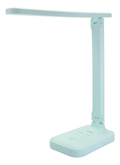 Luminario Táctil De Led Para Escritorio Color Cyan Adir