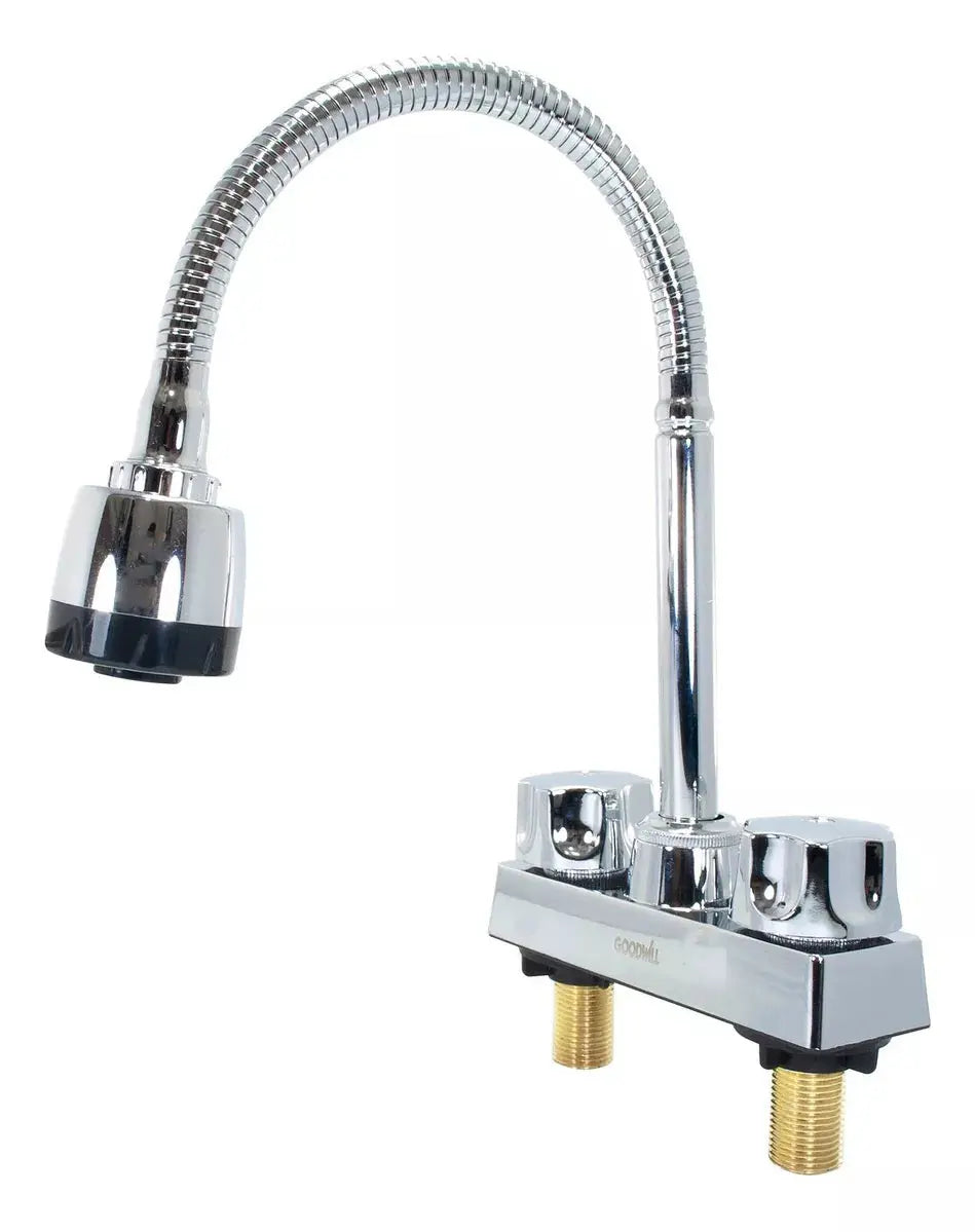 Mezcladora Flexible Lavabo Meer Llave Cocina 1/4 Vuelta - CNX - vista trasera