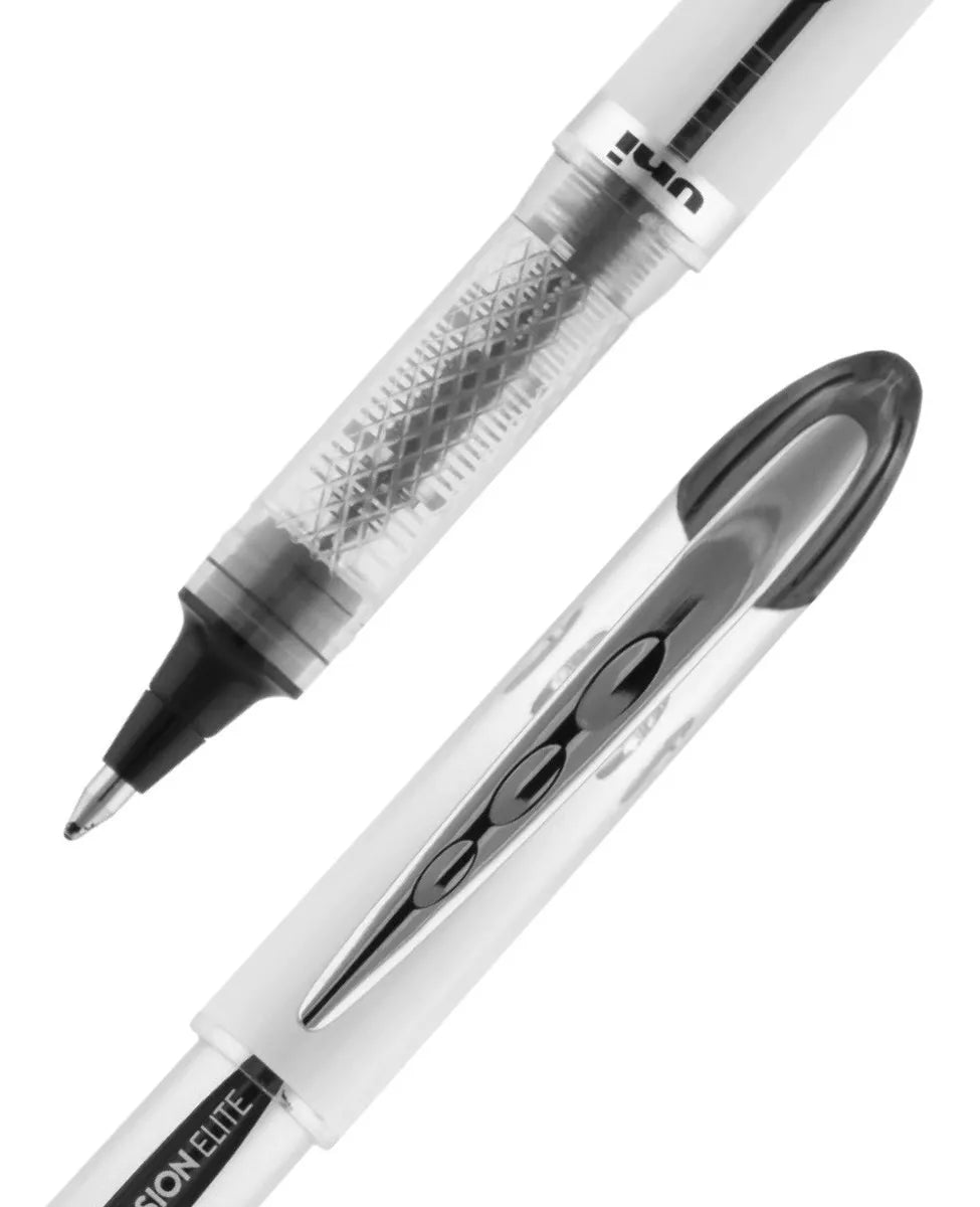 Bolígrafo Roller Vision Elite Fino Ub-200 Negro Tj/1