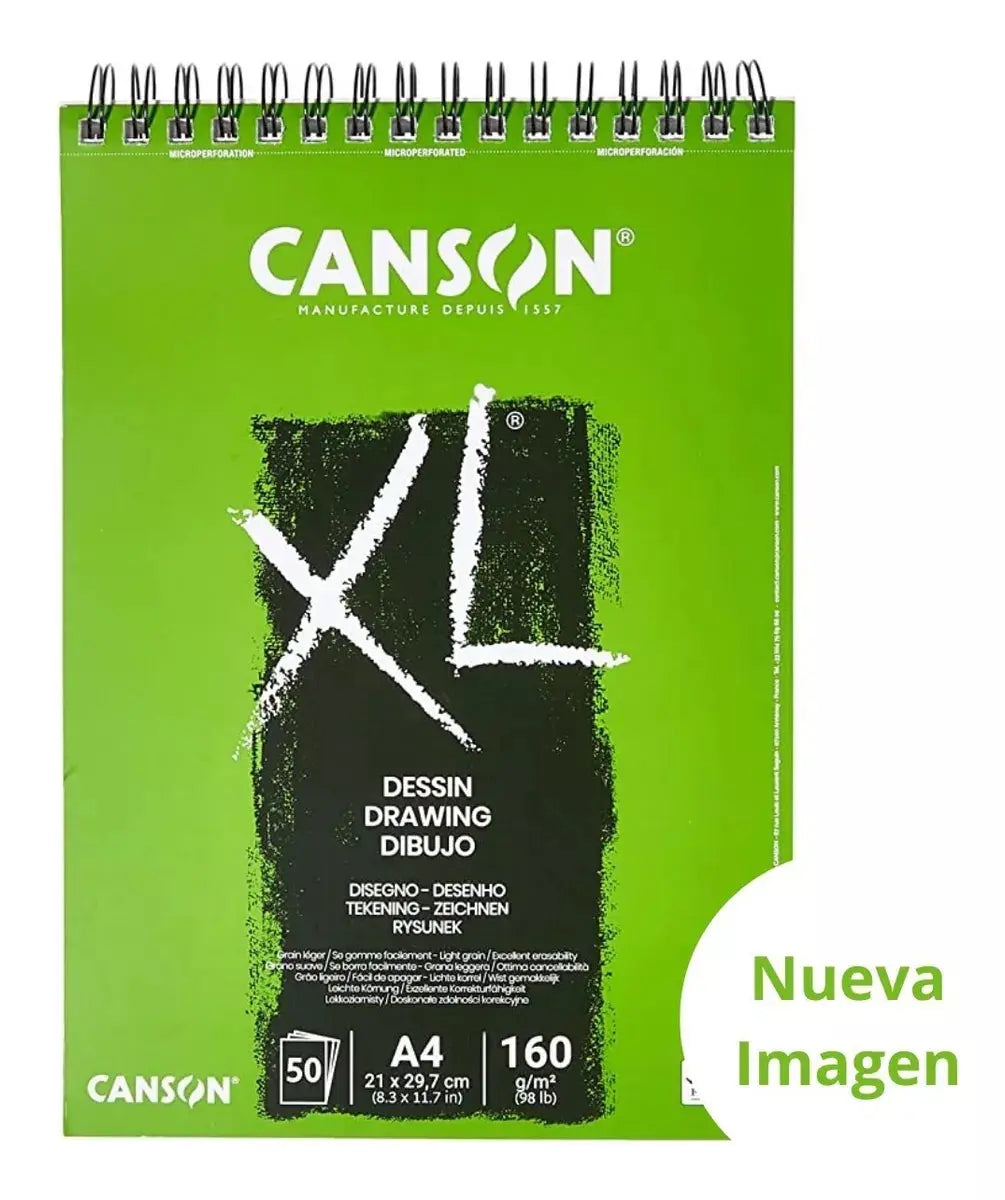 Cuaderno De Dibujo Grano Fino Canson Xl Drawing Dessin 21x29 - Canson