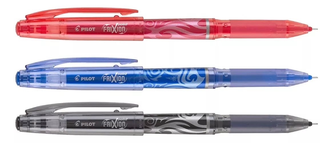 3 Boligrafo Gel Borrable Pilot Frixion Point Extra Fino 0.5m