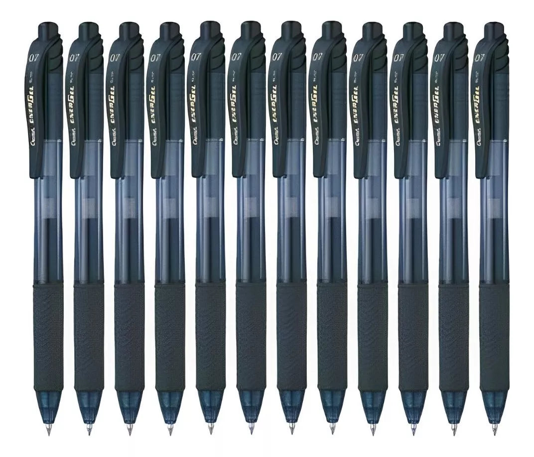 12 Boligrafo Retractil Pentel Energel Bl107 Tinta Gel 0.7mm