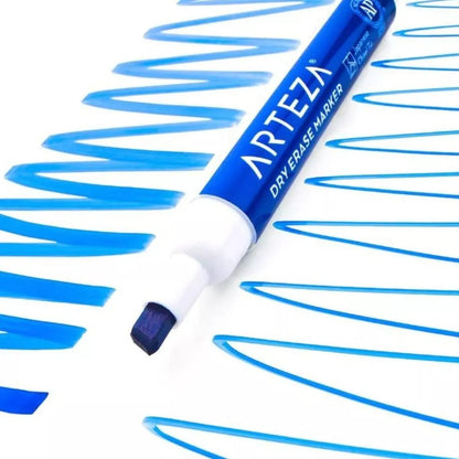 Econopack 36 Marcadores Plumón Pizarrón Blanco Azules Arteza