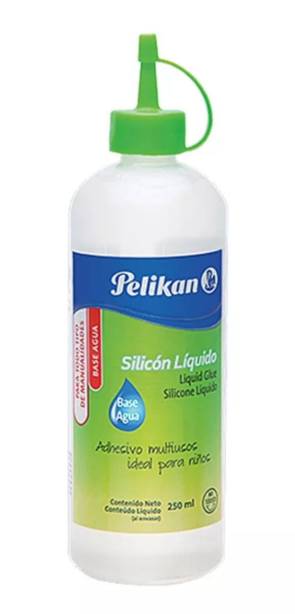 Silicon Liquido Base Agua Ecológico Frasco 250ml Pelikan