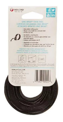 50pz Correa Organizadora Velcro Amarre Cables Sujeción