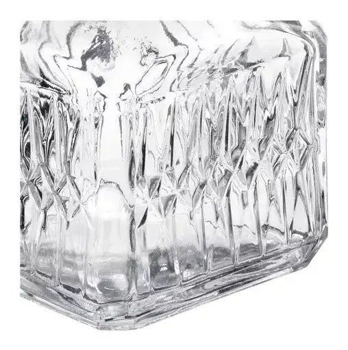 Juego 2 Licoreras Rodas Vidrio Cristal Resistente Vino 500ml - Vittori - empaque