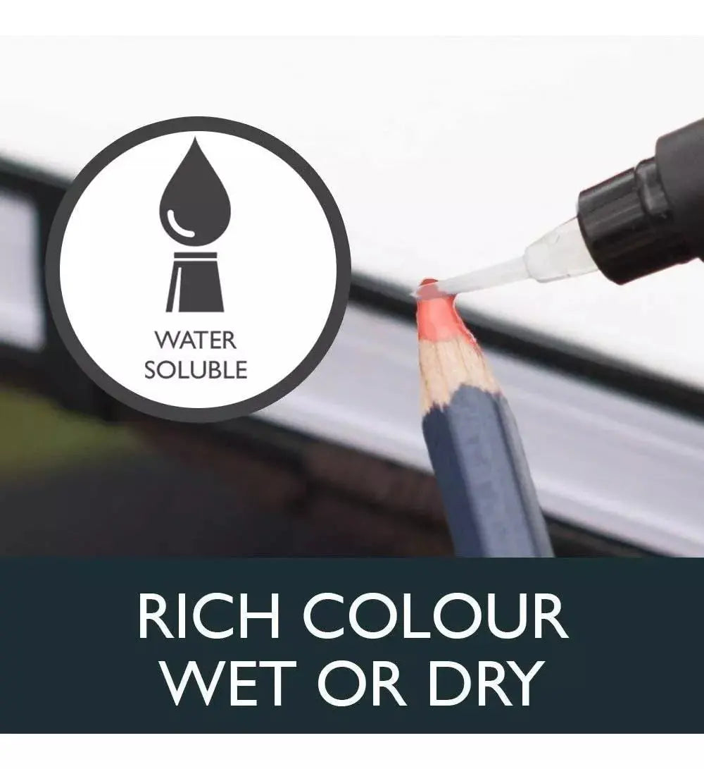 Lápices Derwent Acuarelables 36 Piezas Caja Metal - Marchante MX