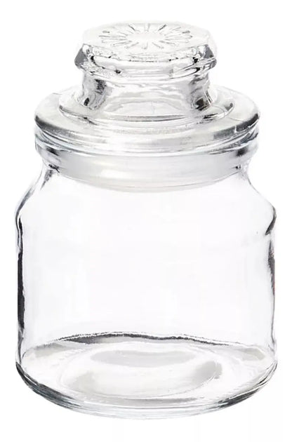 6 Pack Brocalito Vidrio 150ml Recuerdo Dulcero Bodas Bautizo - Vittori - detalle