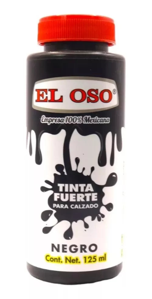 Tinta Zapatos Pintura El Oso Limpieza Artículos Piel 125 Ml