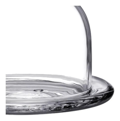 Bombonera Capelo Cristal Tapa Pastel Plato Vidrio