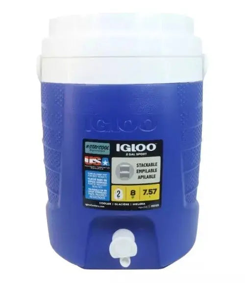 Termo 2 Galones Azul IGLOO 7.5 Litros Tapa Roscable - Igloo