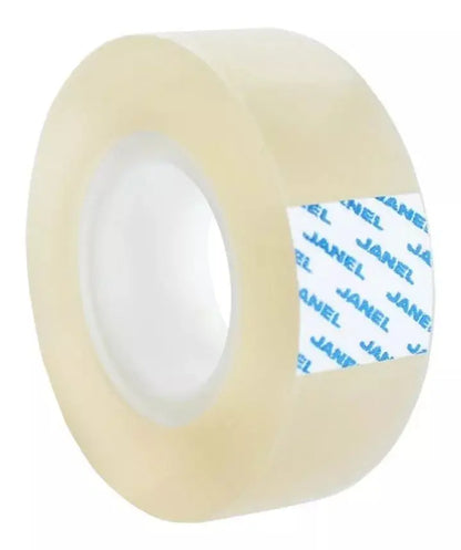 10 Cinta Adhesiva Janel Transparente 24mmx65m Rollo Chica - Janel