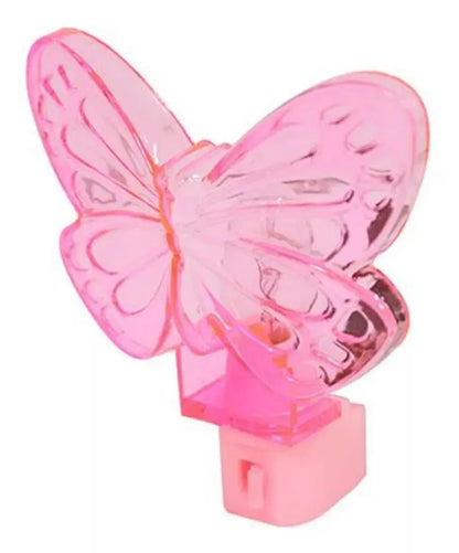 Luz Noche Incandescente Sanelec Kids 4w Diseño Mariposa - Sanelec - detalle