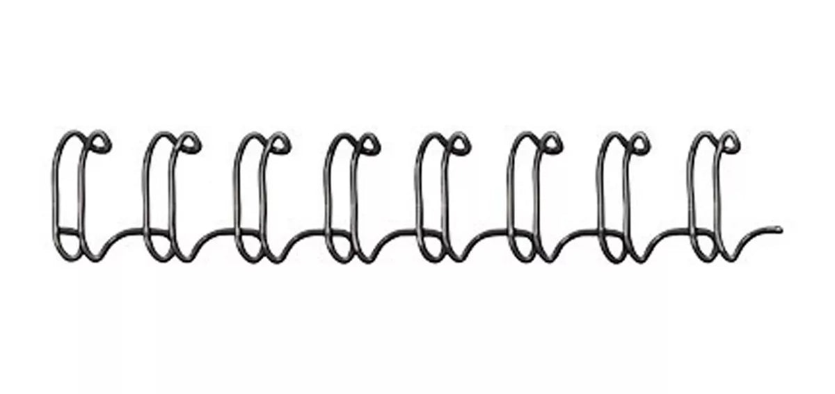 25 Arillos Metálicos Encuadernación 3/8 80 Hojas Fellowes