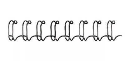 25 Arillos Metálicos Encuadernación 3/8 80 Hojas Fellowes