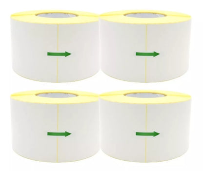 4 Rollos Etiquetas Adhesivas 10cm X 15cm Adhes 1000 X Rollo