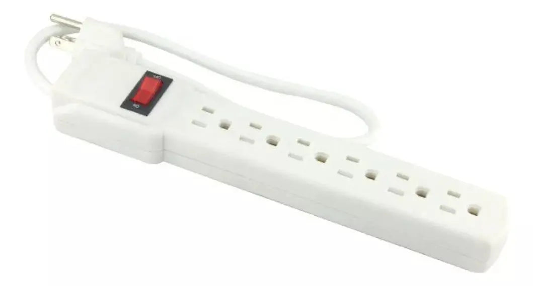 5 Pzs Multicontacto Sanelec 6 Entradas Luz Indicadora 8621 - Sanelec