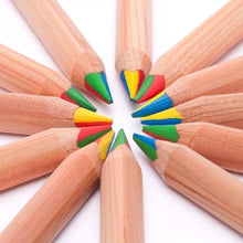 Lápiz Triangular Mina 4 Colores Lyra Super Ferby 12 Piezas