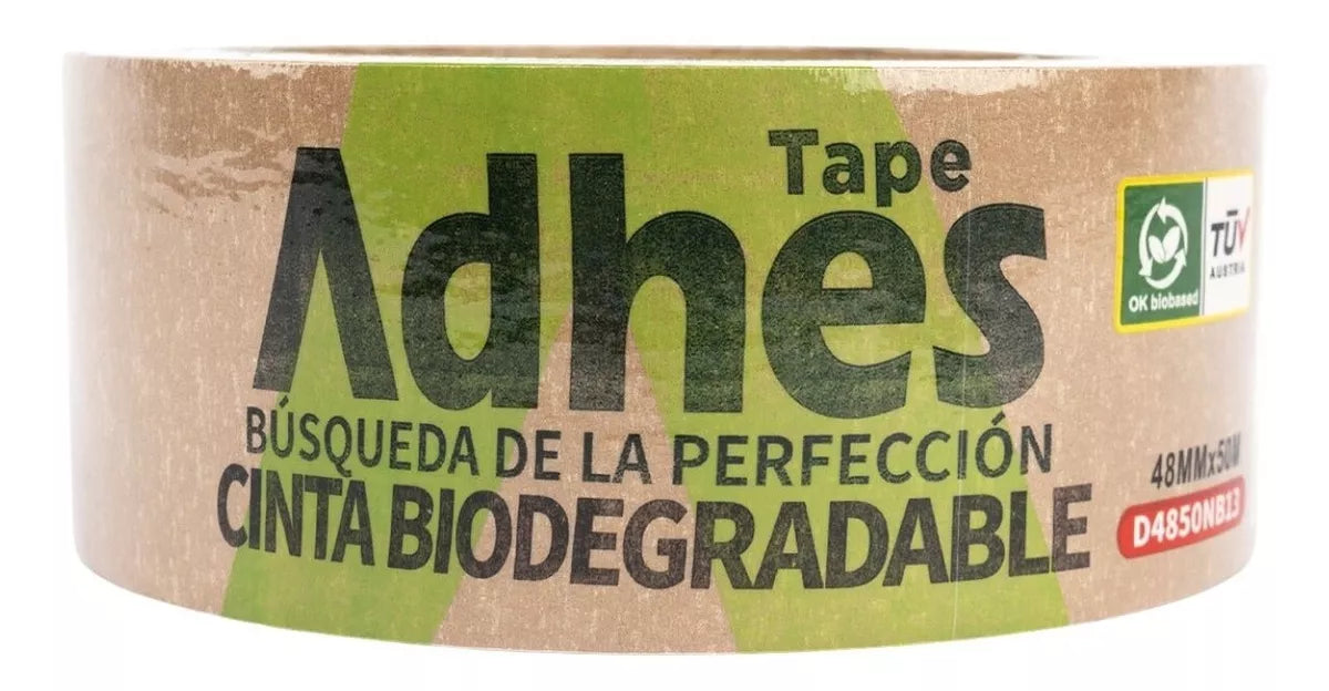 Cinta Adhesiva Papel Kraft Biodegradable Adhes Ecologica 50m