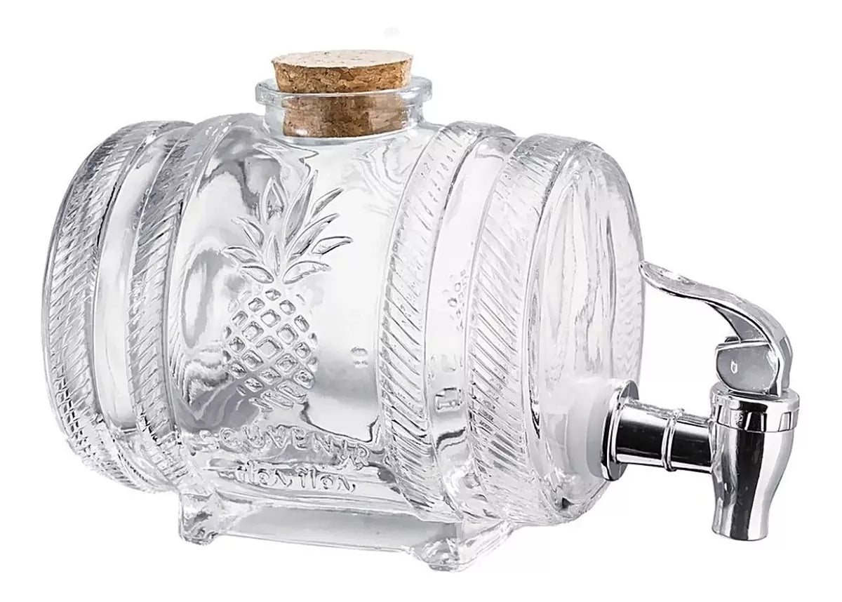 Dispensador Bebidas Barril Tequila Mezcal Vitrolero Vidrio