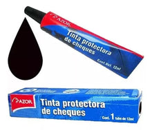 Tinta Protectora Cheques 12ml Azor Stafford Elige Color Rojo - Azor - detalle