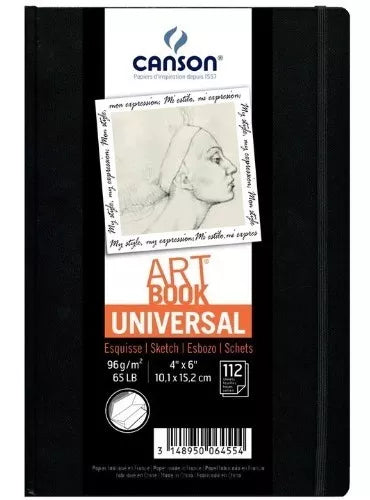 Cuaderno Dibujo Canson Art Book Universal Boceto 10.2x15.2cm