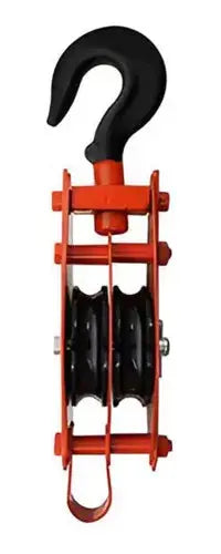 Polea Garrucha Doble Dogotuls Giratoria 3´´ Capacidad 500kg - Dogotuls - vista lateral