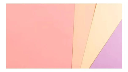 1000 Hojas Colores Eurocolors Tamaño Carta Pastel Arcoiris - Arpapel - detalle