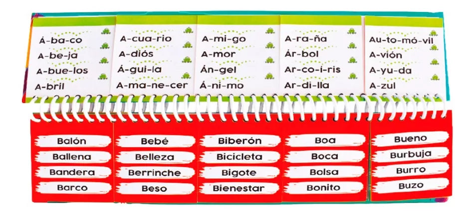 Silabario Movil Dix Didactico Plastico Educativo Infantil