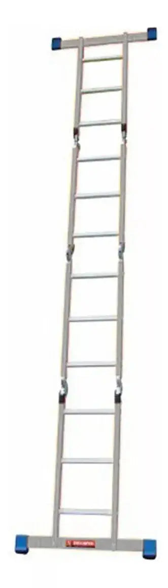 Escalera De Aluminio Multipropósito Peldaños 706633 Gris - Politec - detalle
