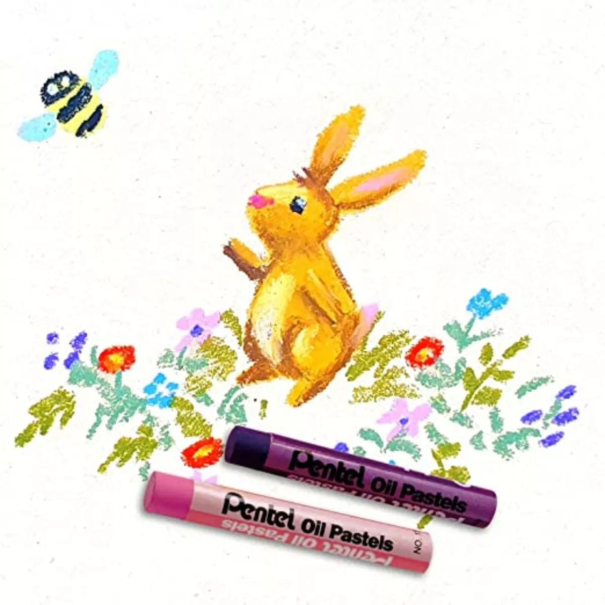 50 Pasteles Gises Tizas De Aceite Pentel Arts Redondos