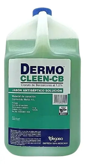 4lt Cloruro Benzalconio Dermocleen Jabon Antiseptico