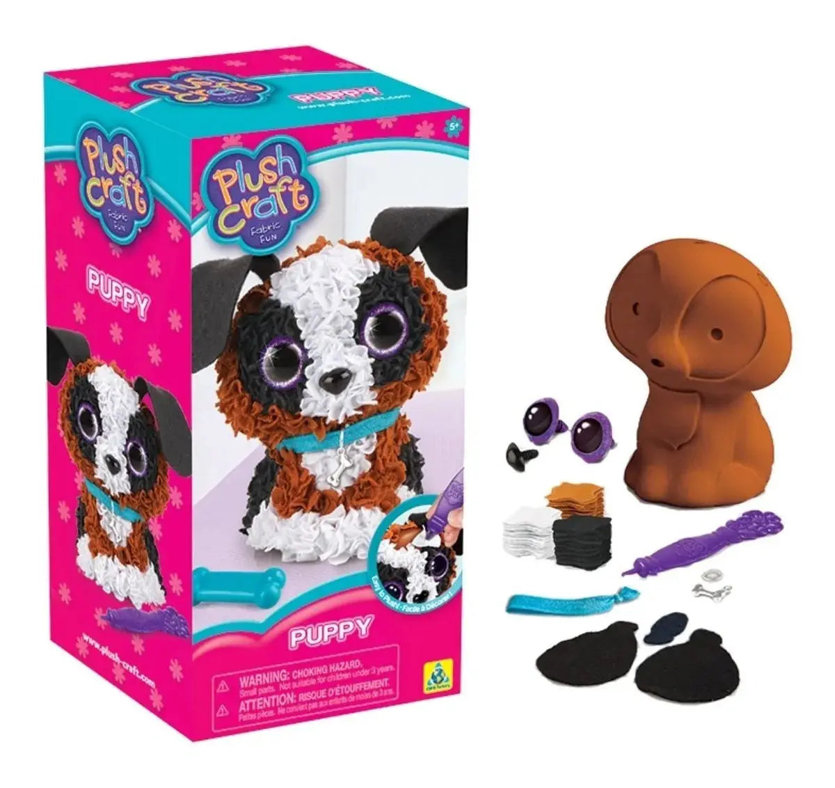 Peluche Craft Cachorro Peluche Armable Coleccionable Didáctico - Roel - empaque