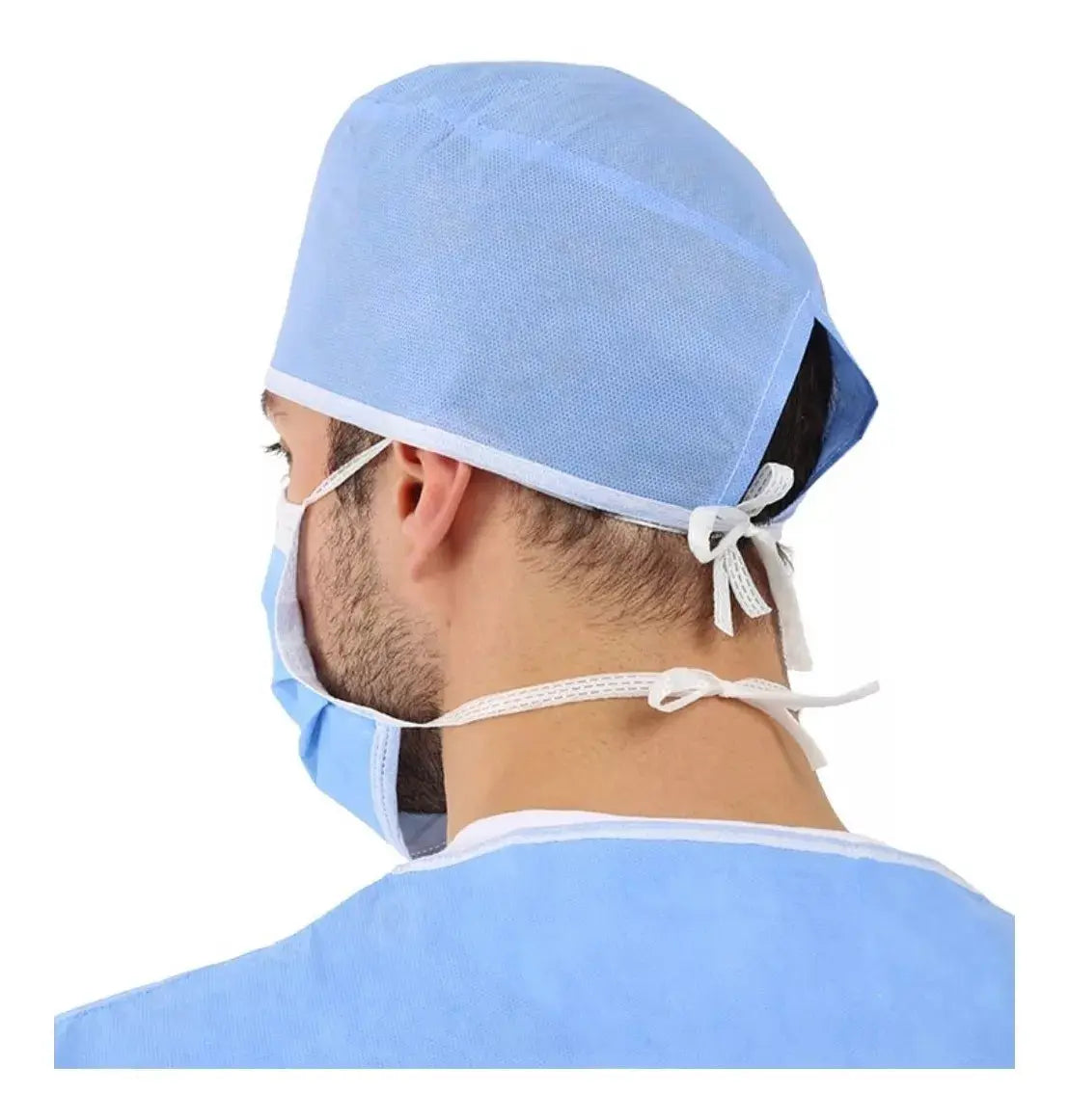 100 Gorros Tipo Cirujano Quirúrgico Desechable Bies Alyger - Marchante MX