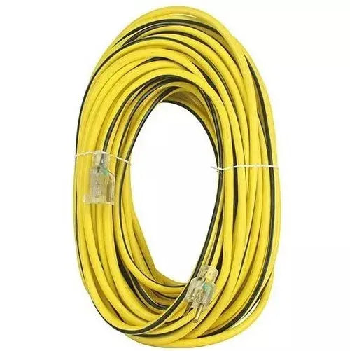 Extension Electrica 30m Sanelec Uso Rudo 13a Enchufe De Luz Color Amarillo - Marchante MX