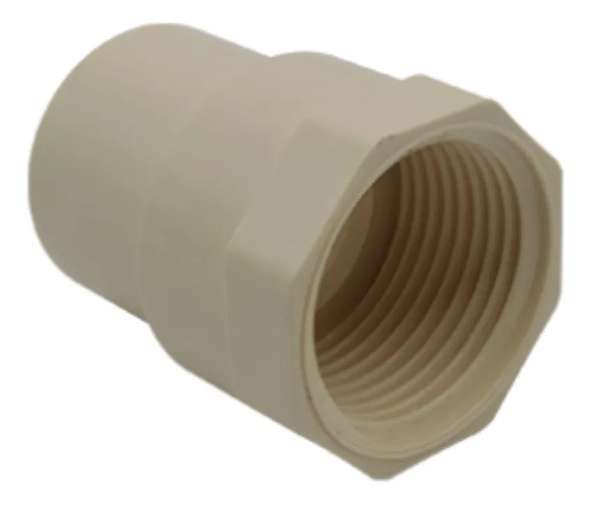 15 Piezas Adaptador Hembra Cnx Cpvc 1/2'' Resistente