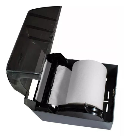 Set 3 Despachador Toalla Rollo Oval Uso Rudo Color Negro