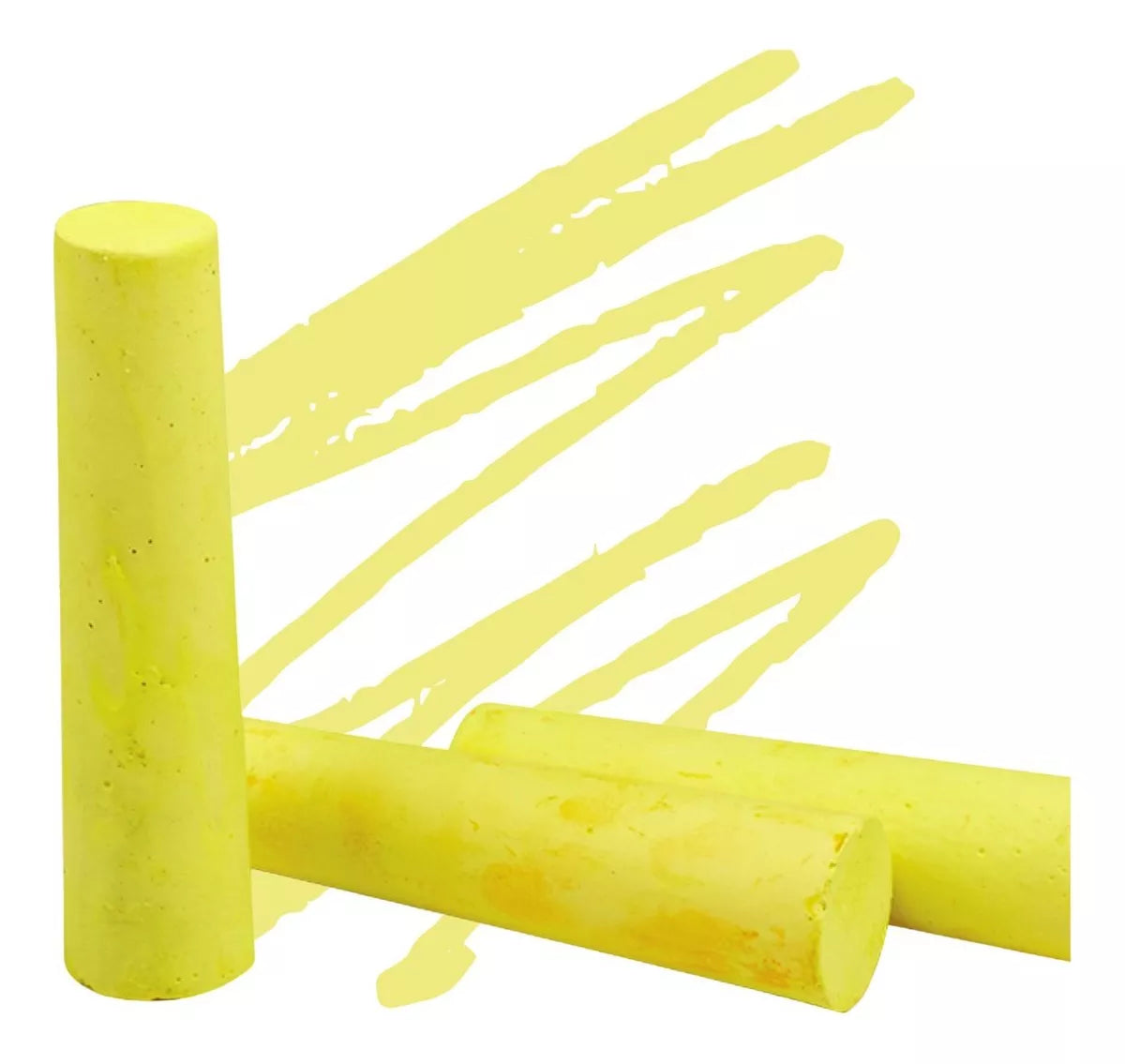 Caja 12 Gises Amarrillos Crayola Antipolvo Escolar Pizarrón