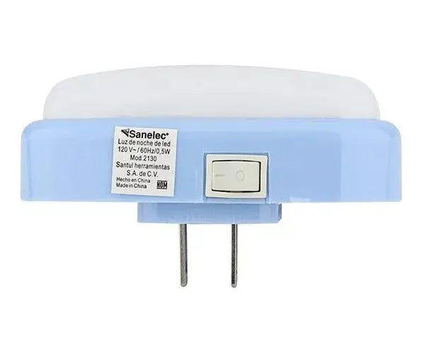 Lampara De Pared Luz Led Sanelec Forma Nube Azul Claro 2130 - Sanelec