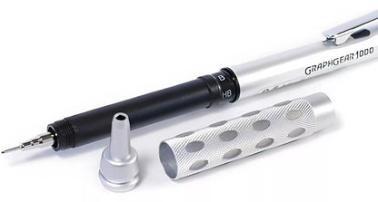 Lapicero Profesional Pentel Graphgear Plata Dibujo 0.5mm