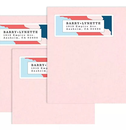 300 Etiquetas Blanca Avery Adhesivas Sobre 2.54 X 6.66 Cm