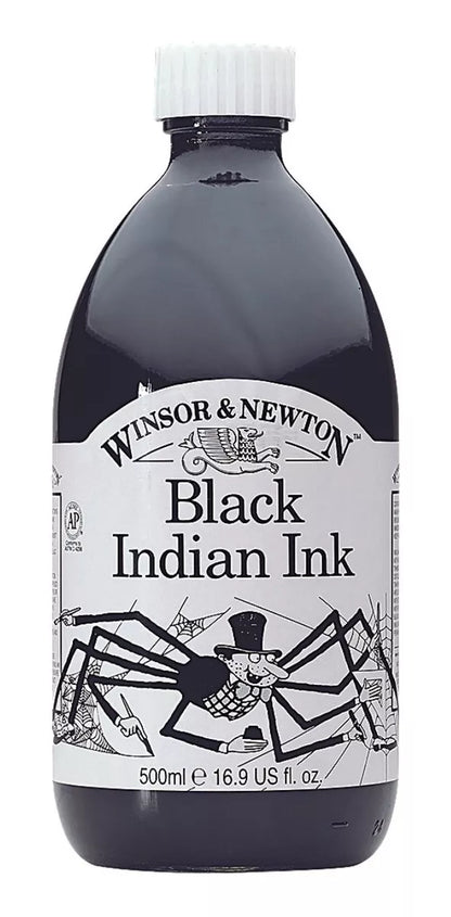 Tintero Tinta India Líquida 250ml Winsor & Newton Caligrafía