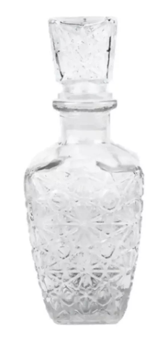 Set 2 Licoreras Vidrio Cristal Diamante Vidrio Resistente 1L