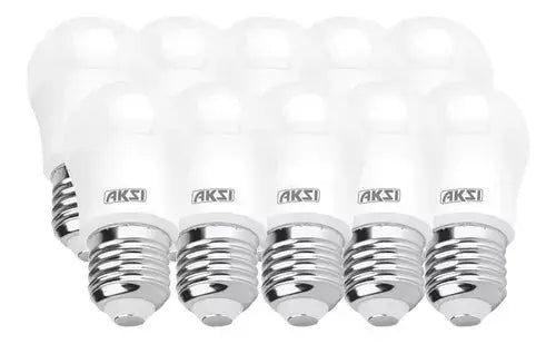 10 Pzs Foco Led A19 100w Luz Cálida Aksi Base E27 - Marchante MX