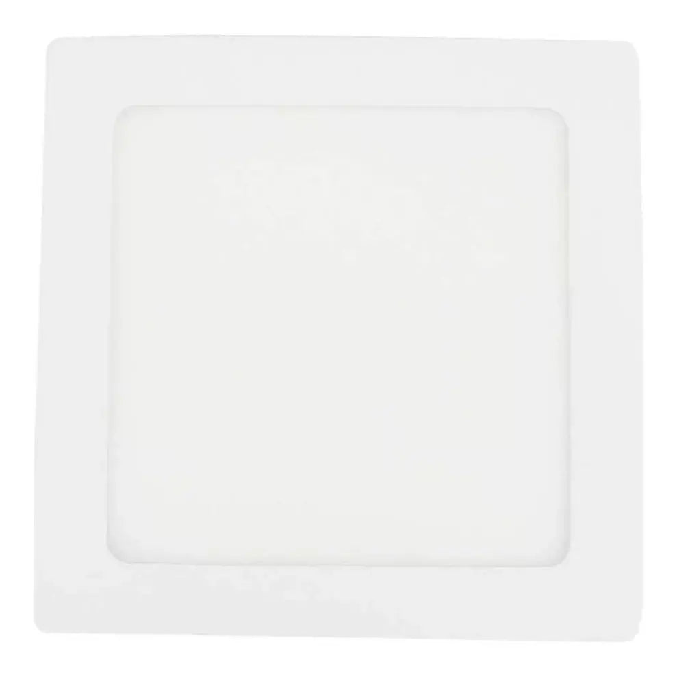 Lámpara Cuadrada Sobrepone 12w Luz Fría Sanelec Color Blanco - Sanelec